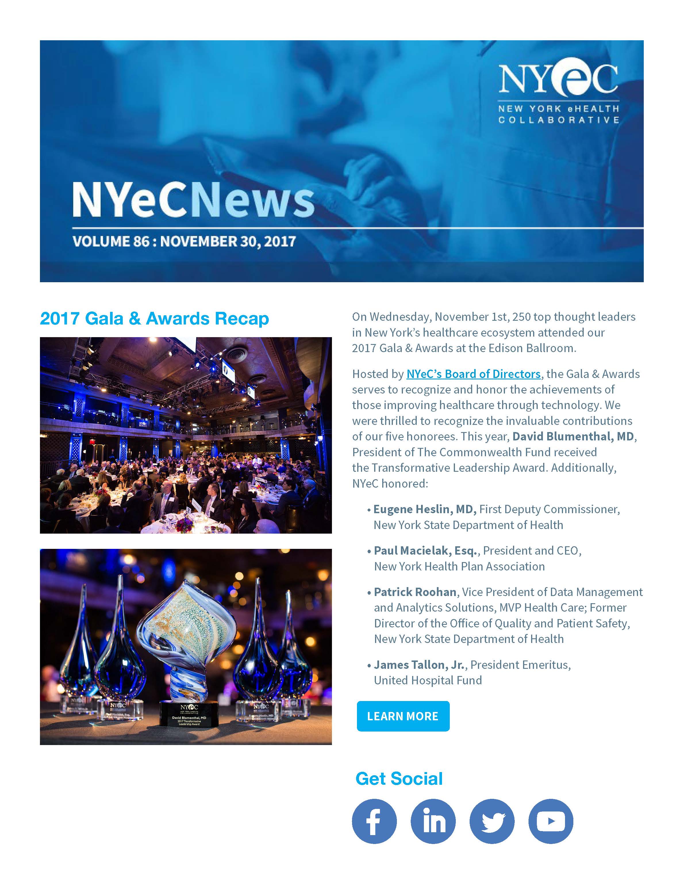 NYeC Volume 86 - November 30, 2017